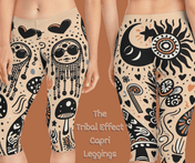 Urban SoulShine & co Capri Leggings The Tribal Effect Capri Leggings