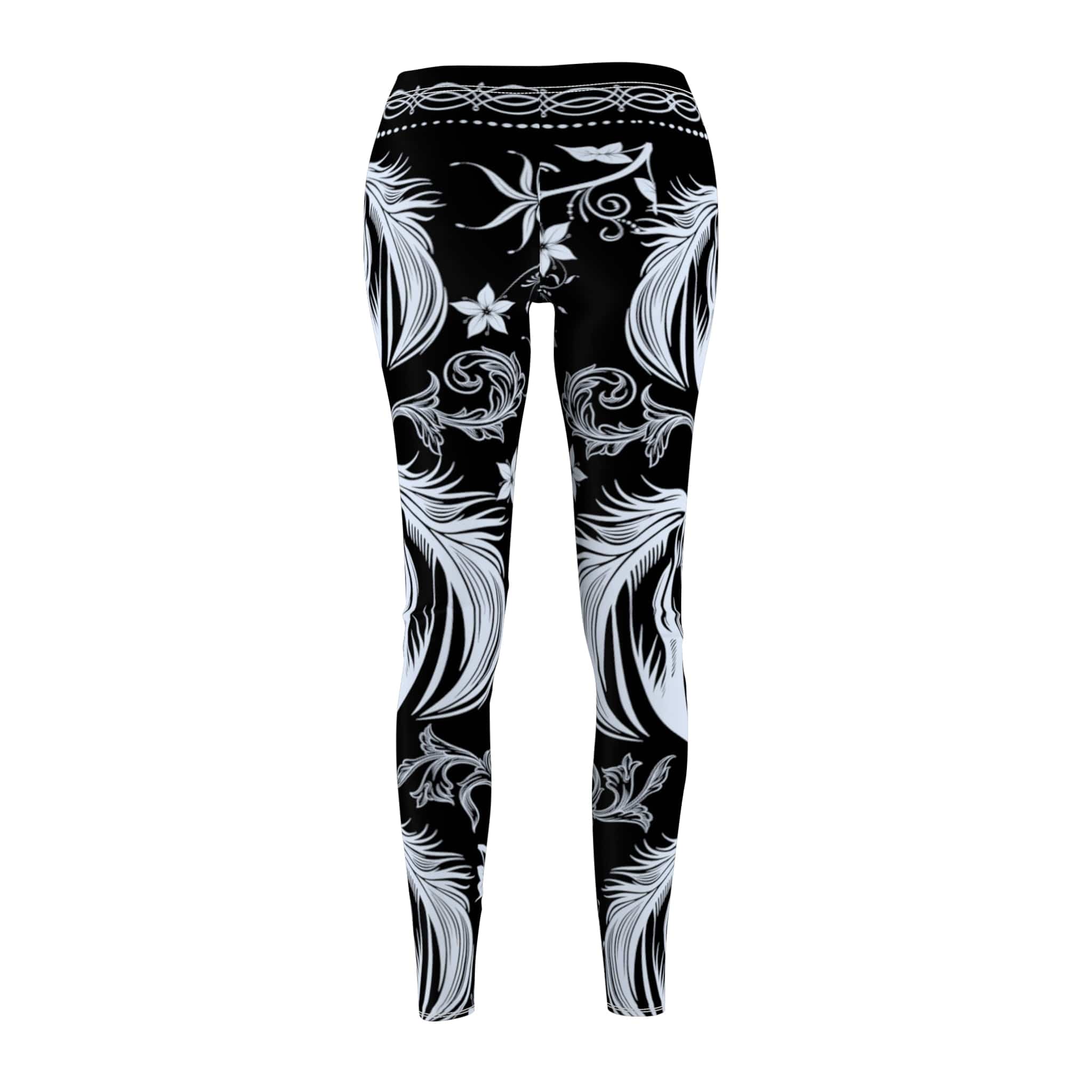 Urban SoulShine & co casual leggings Elegant Blue Ice Horse SuperSoft Casual Leggings