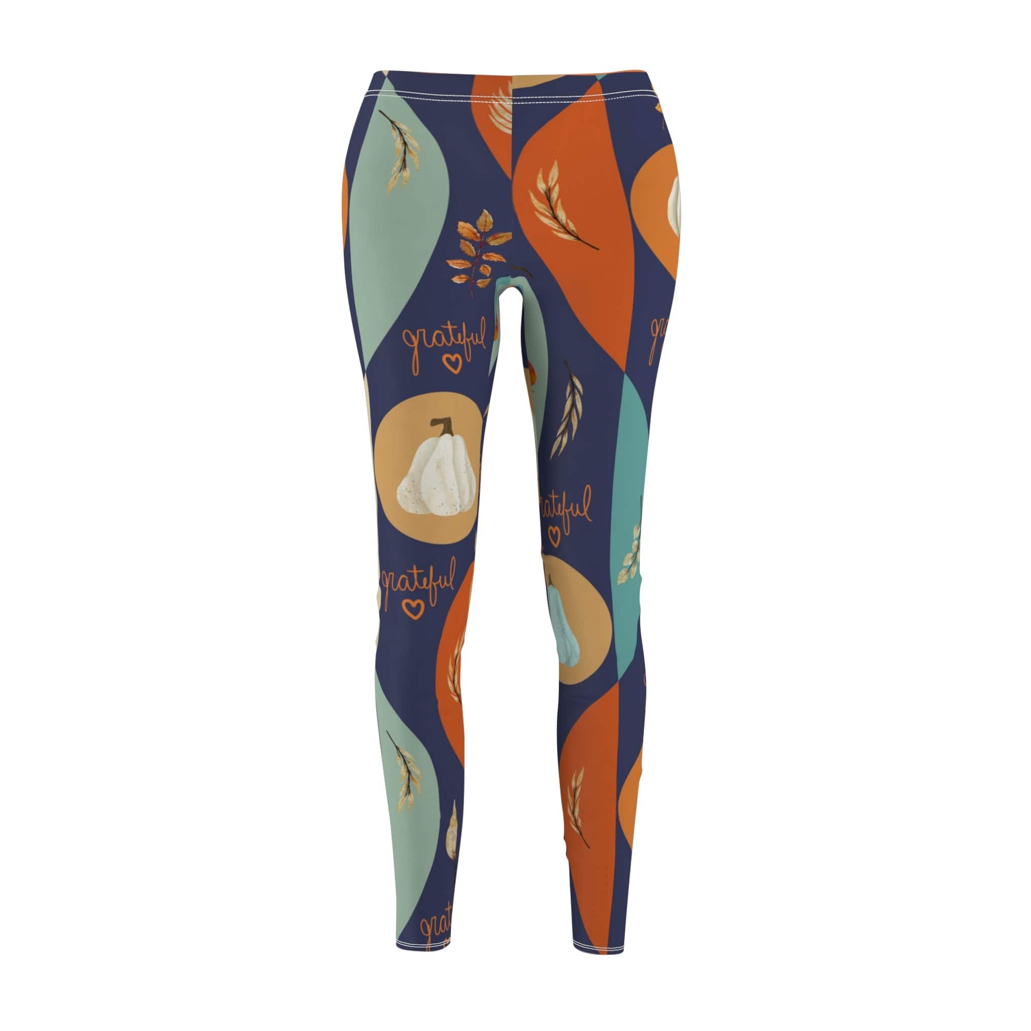 Urban SoulShine & co casual leggings Grateful Autumn Retro SuperSoft Casual Leggings