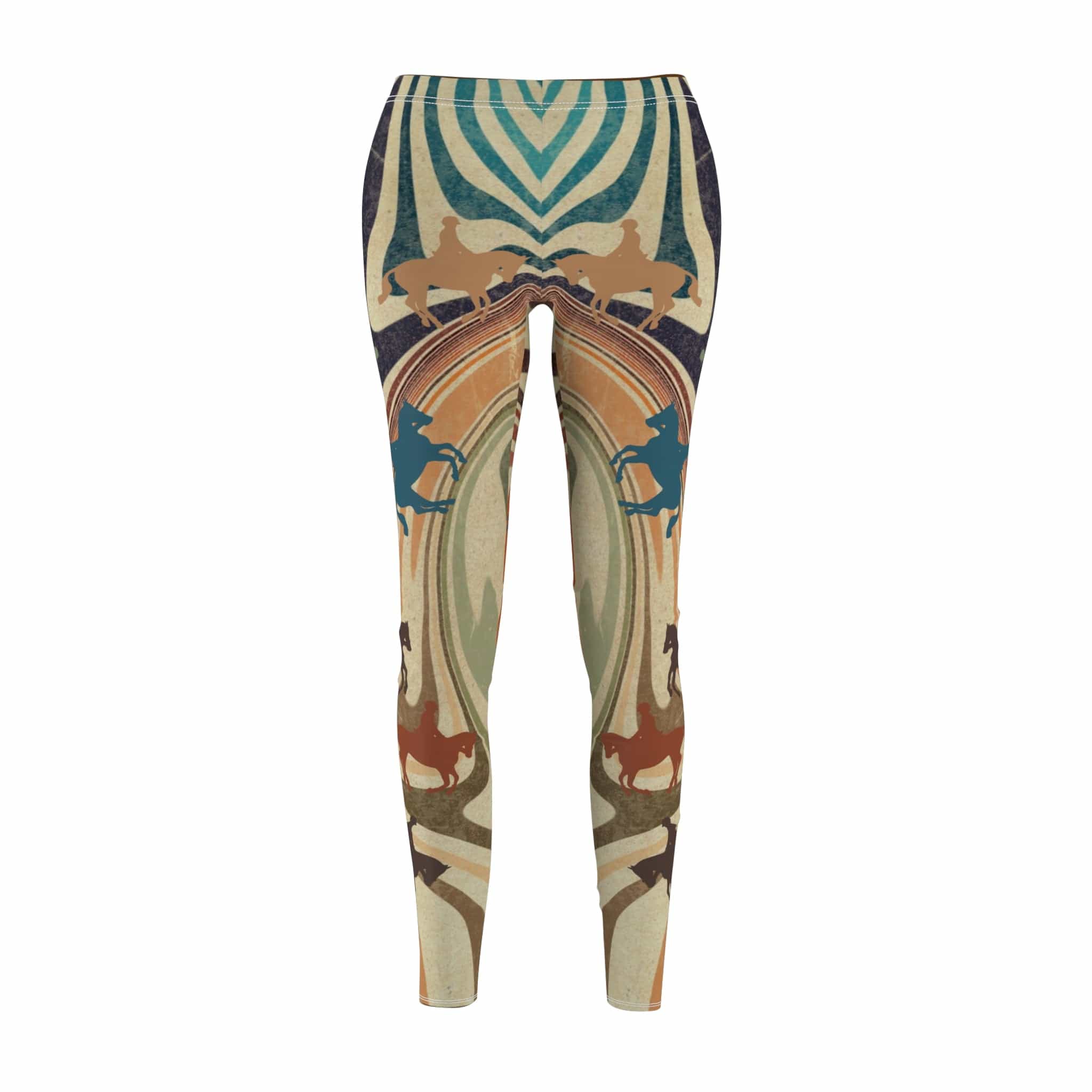 Urban SoulShine & co casual leggings Retro Rider Horse Lover Super Soft Casual Leggings