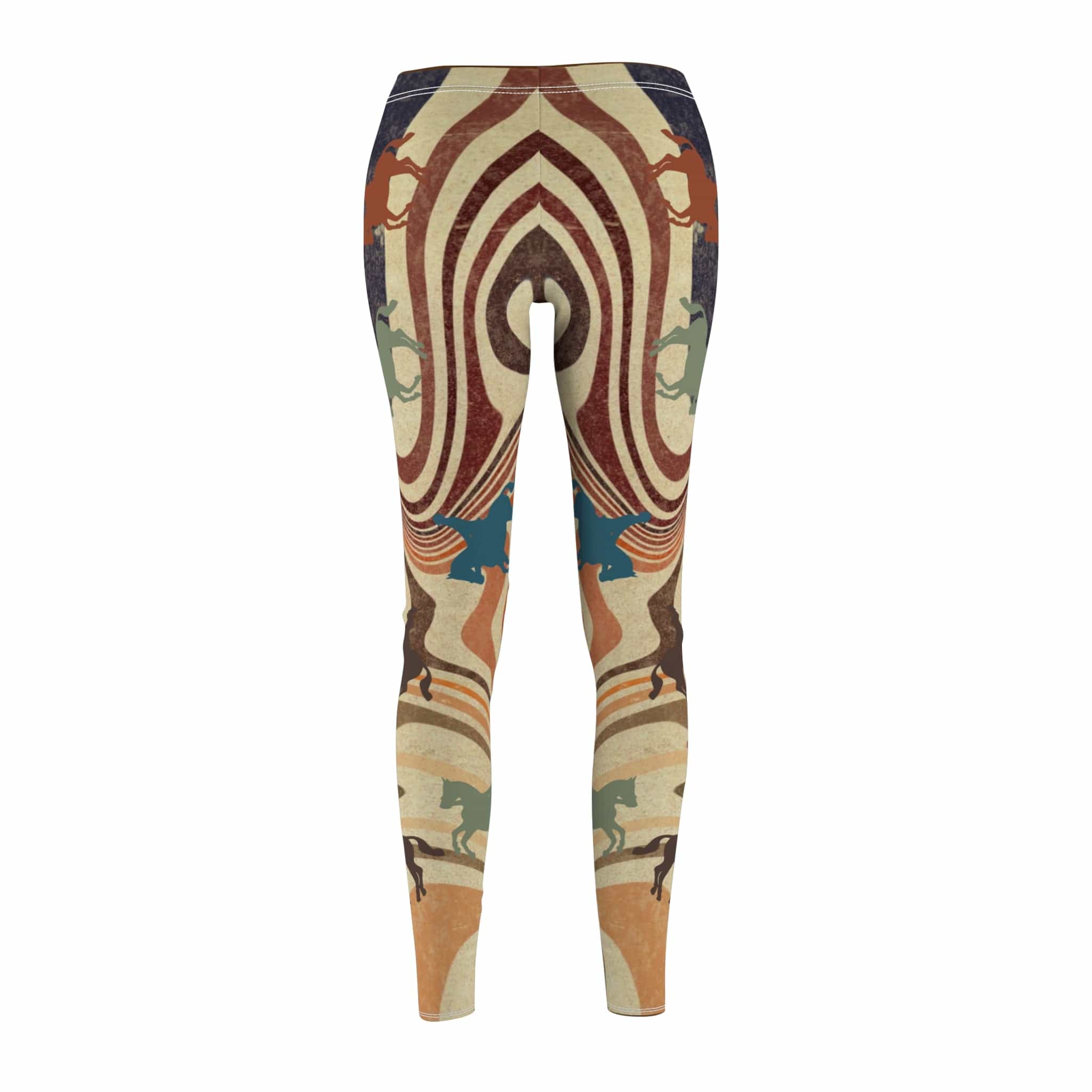 Urban SoulShine & co casual leggings Retro Rider Horse Lover Super Soft Casual Leggings