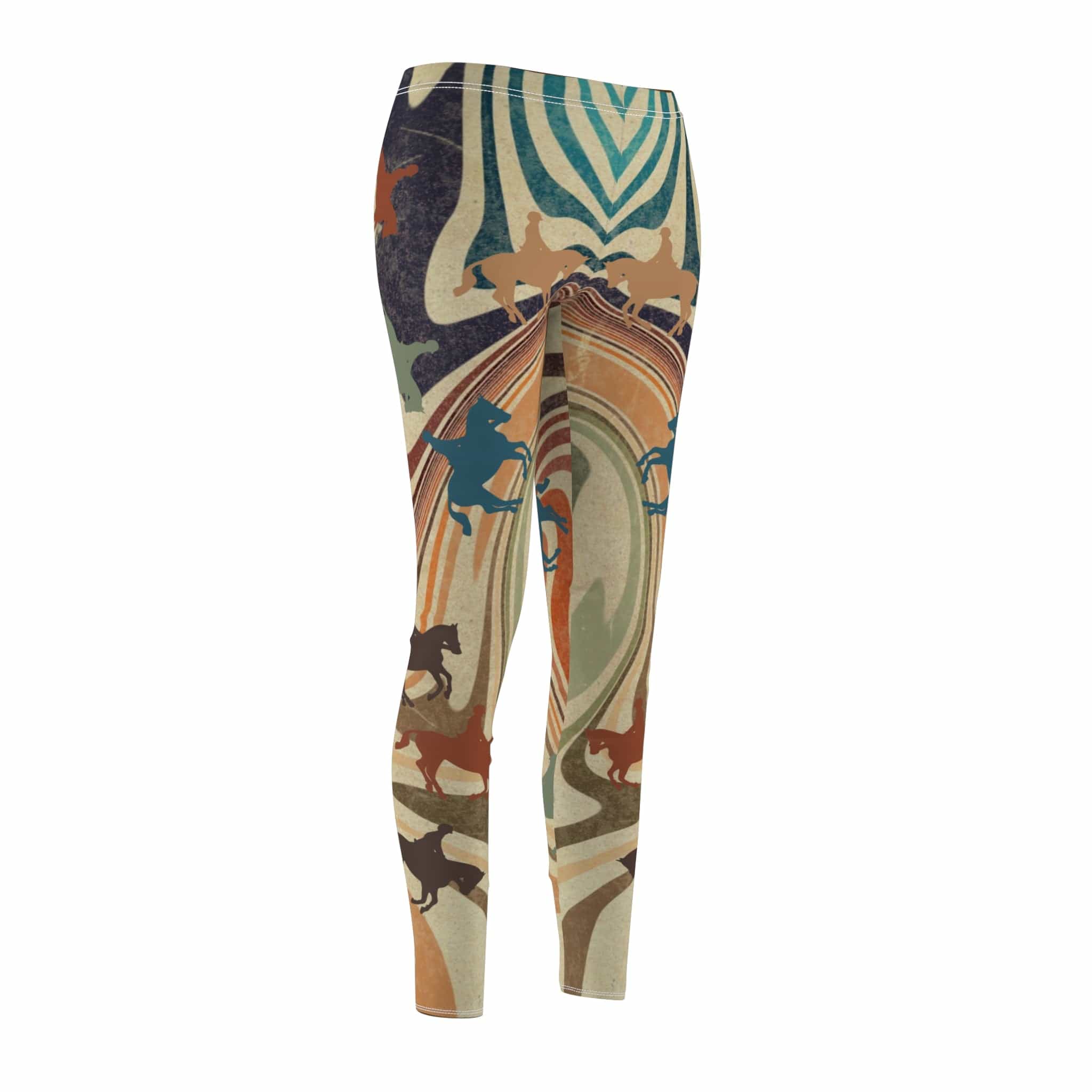 Urban SoulShine & co casual leggings Retro Rider Horse Lover Super Soft Casual Leggings