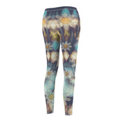Vintage Daisies Tie Dyed SuperSoft Casual Leggings