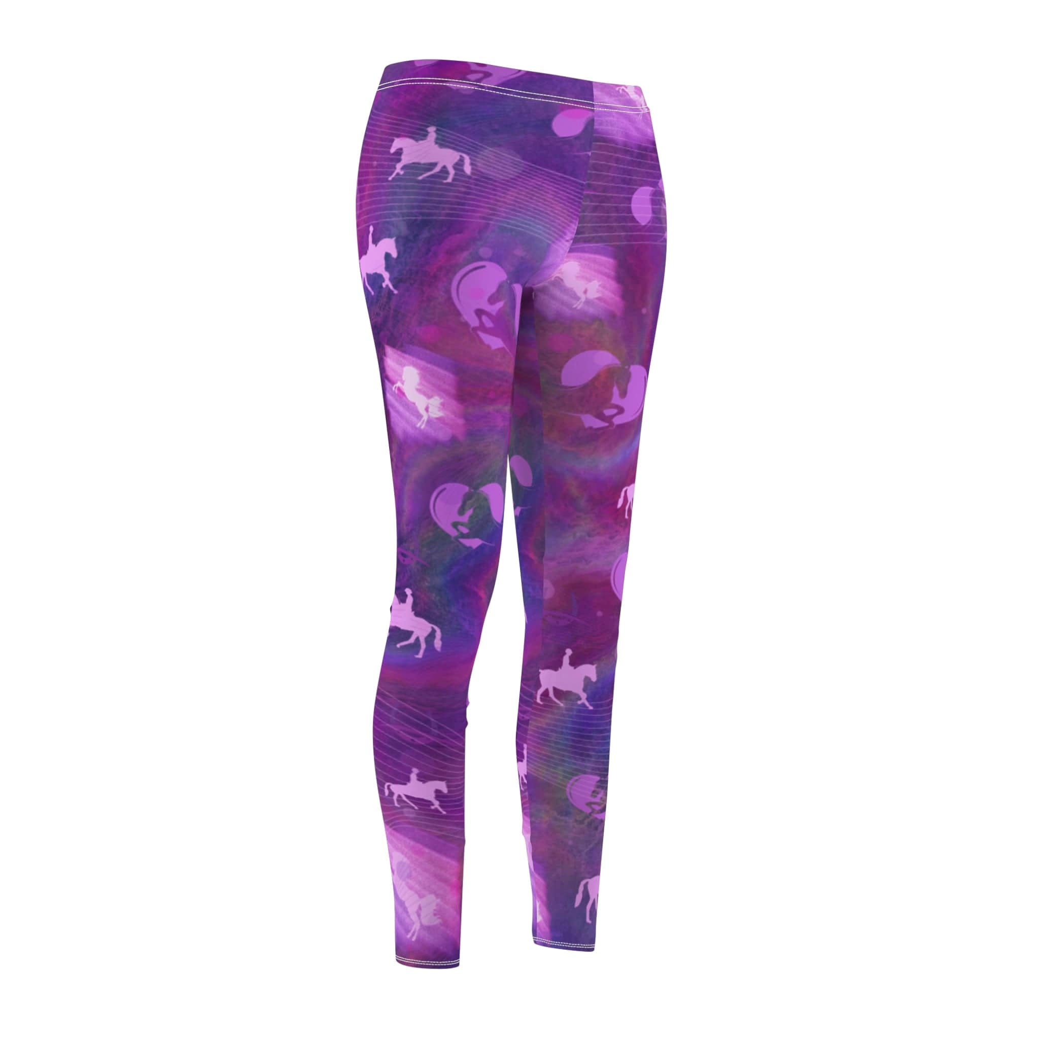 Urban SoulShine & co casual leggings Violet Neighs Horse Lover SuperSoft Casual Leggings