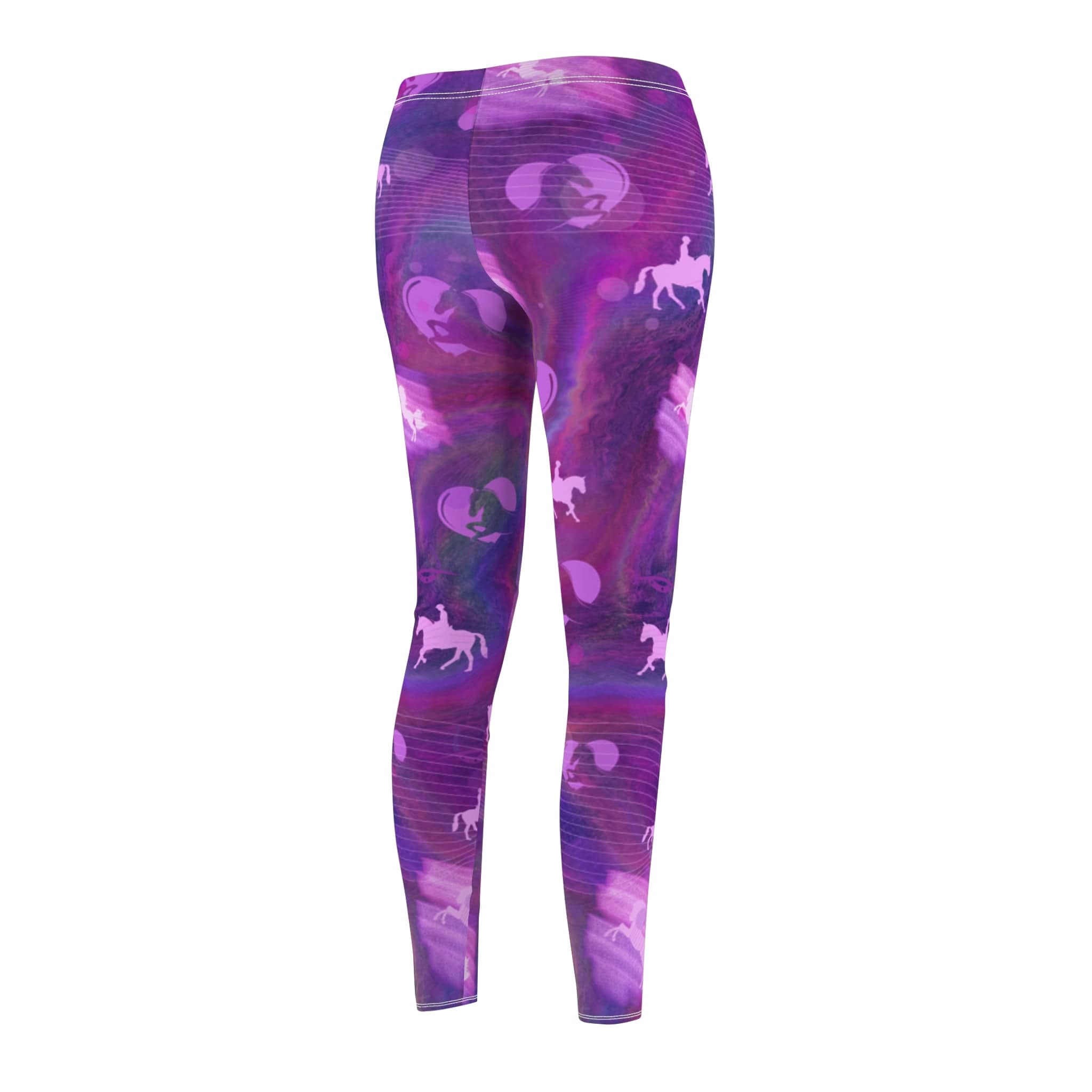 Urban SoulShine & co casual leggings Violet Neighs Horse Lover SuperSoft Casual Leggings