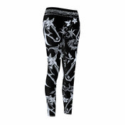 Urban SoulShine & co casual leggings XS / White stitching Elegant Blue Ice Horse SuperSoft Casual Leggings