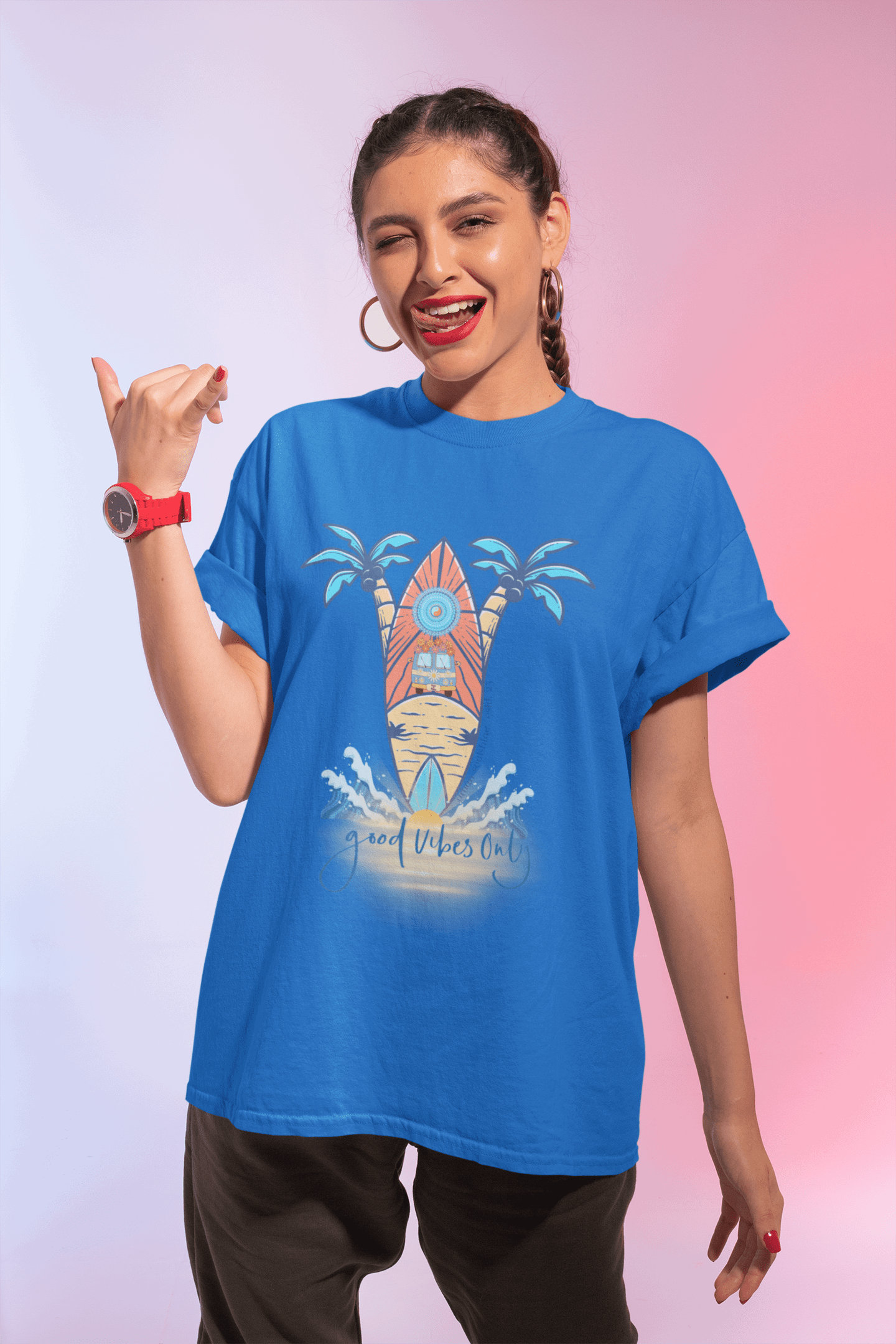Surf's Up! Good Vibes Only Tee (Unisex)