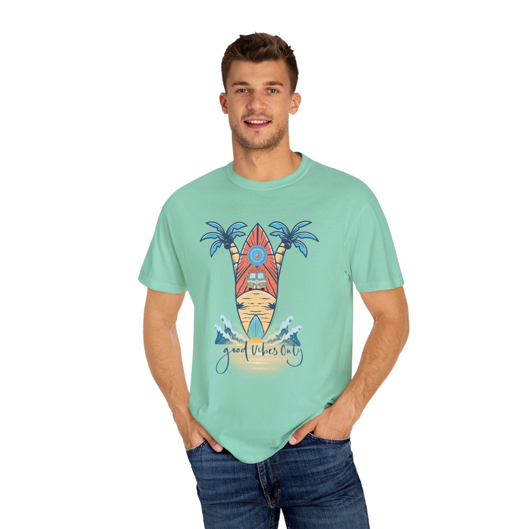 Surf's Up! Good Vibes Only Tee (Unisex)