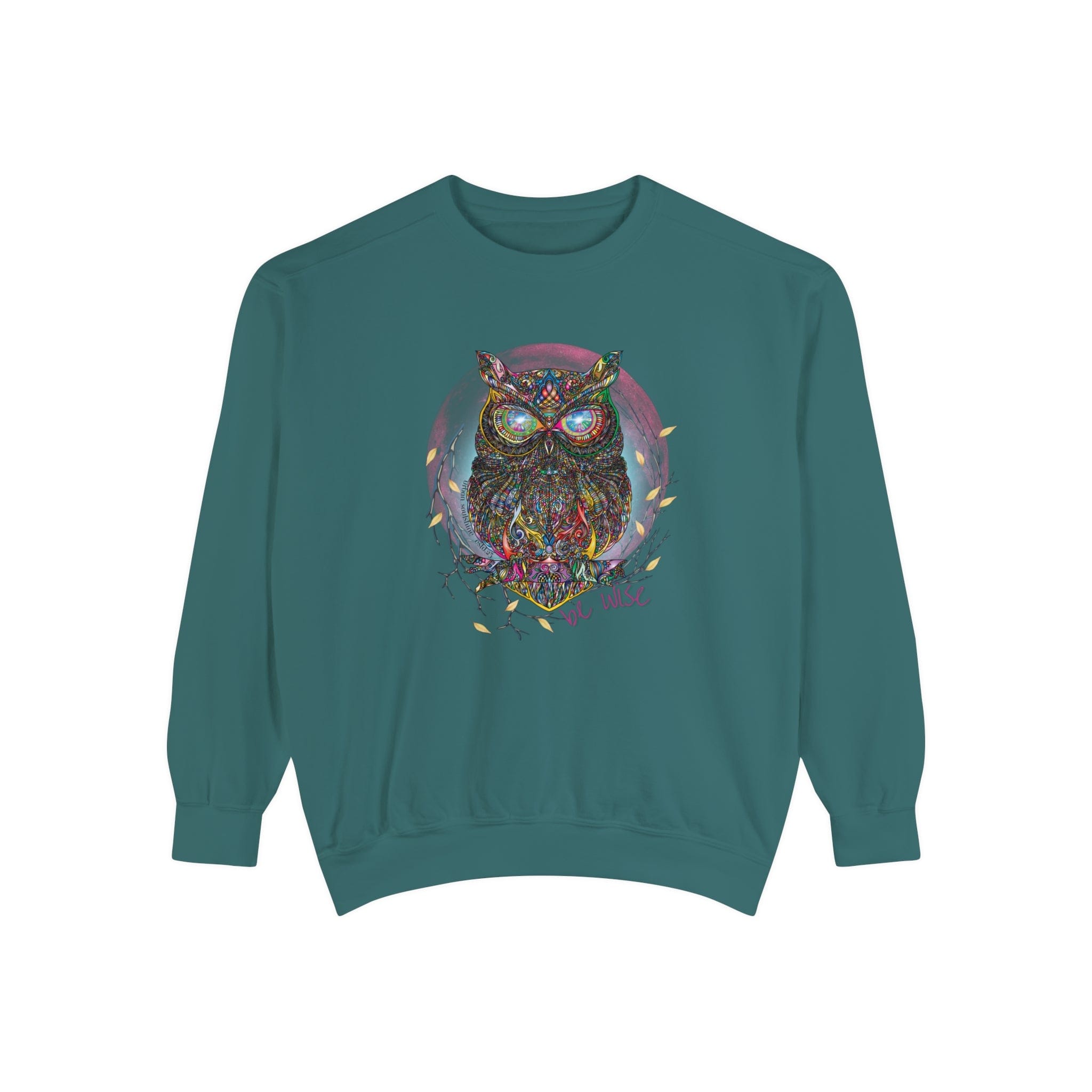 Urban SoulShine & co Crewneck Sweatshirt Be Wise Owl Crewneck Sweatshirt