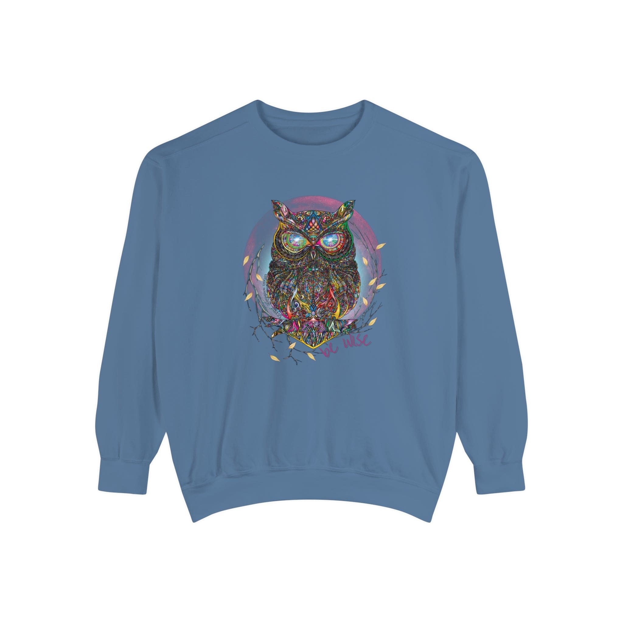 Urban SoulShine & co Crewneck Sweatshirt Be Wise Owl Crewneck Sweatshirt