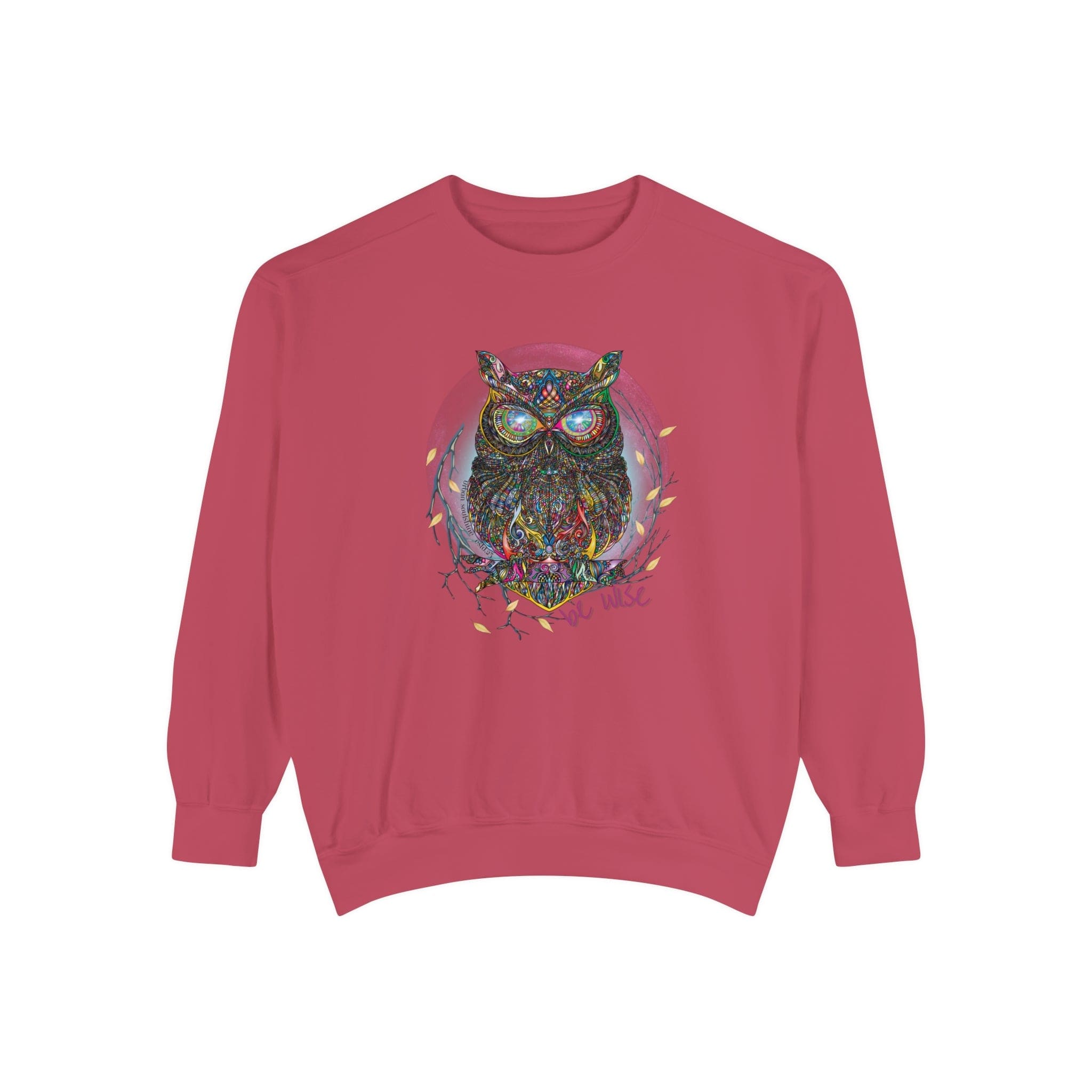 Urban SoulShine & co Crewneck Sweatshirt Be Wise Owl Crewneck Sweatshirt