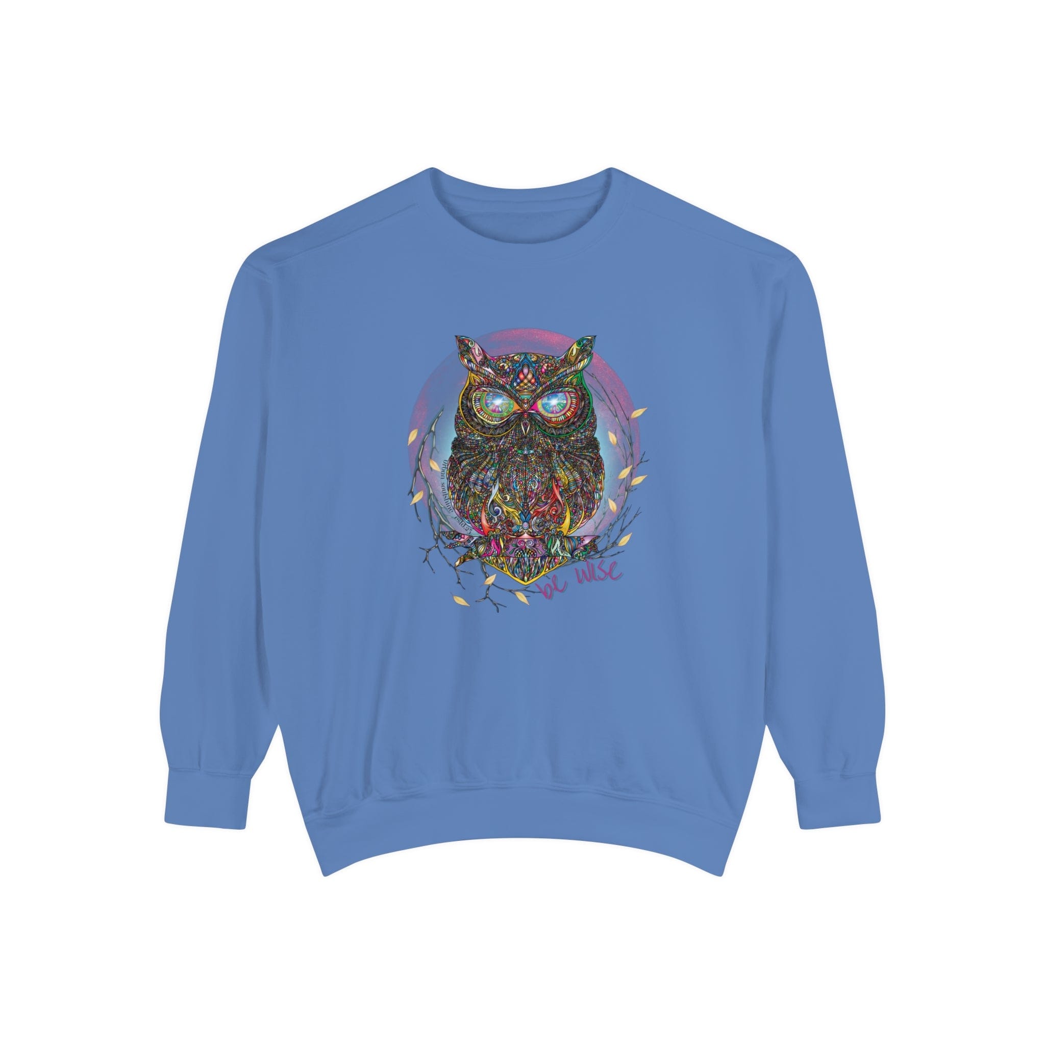 Urban SoulShine & co Crewneck Sweatshirt Be Wise Owl Crewneck Sweatshirt