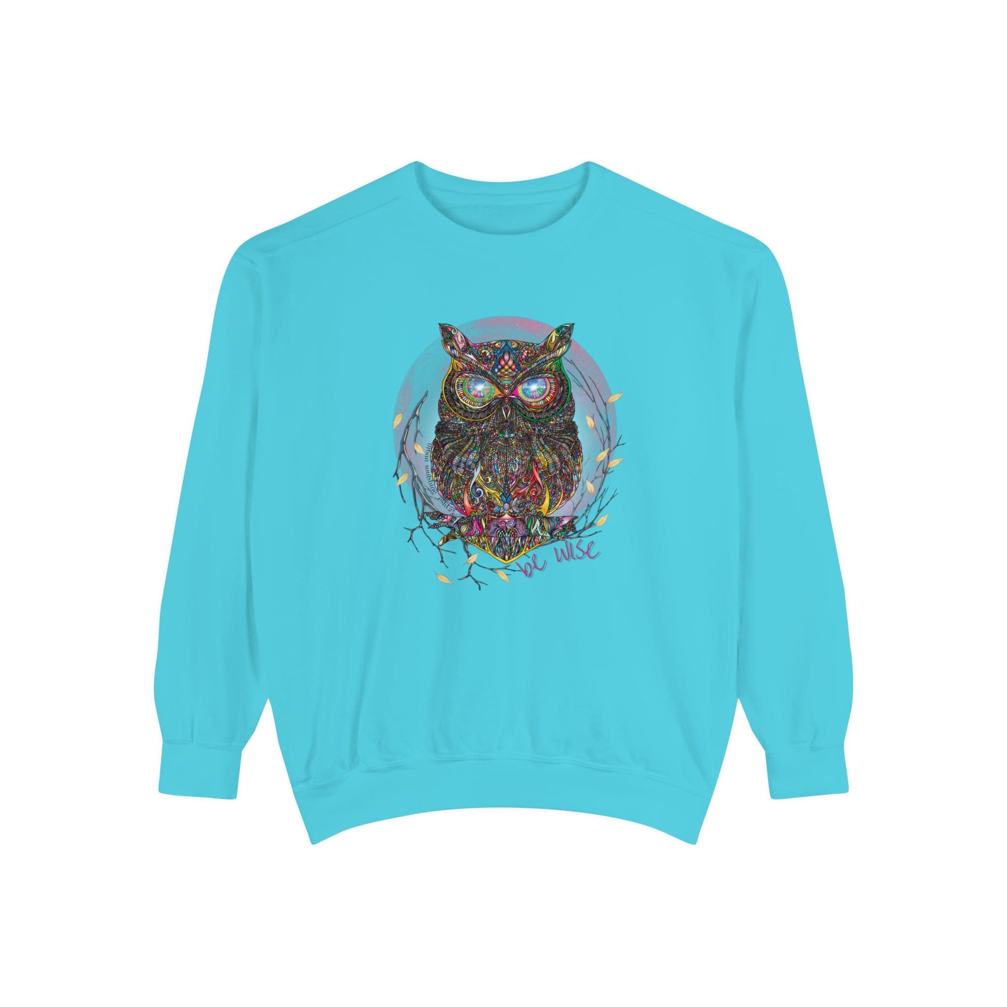 Urban SoulShine & co Crewneck Sweatshirt Be Wise Owl Crewneck Sweatshirt