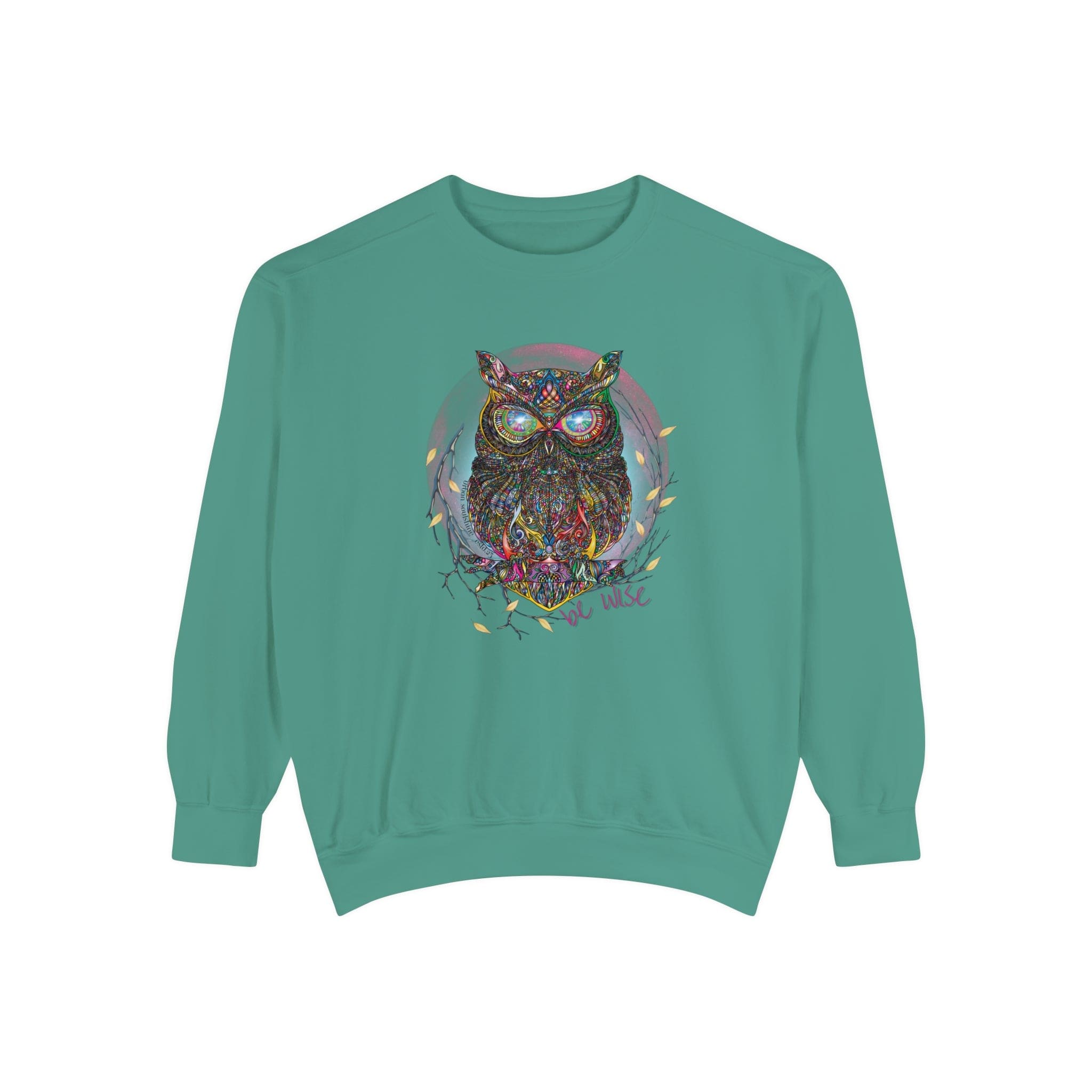 Urban SoulShine & co Crewneck Sweatshirt Be Wise Owl Crewneck Sweatshirt