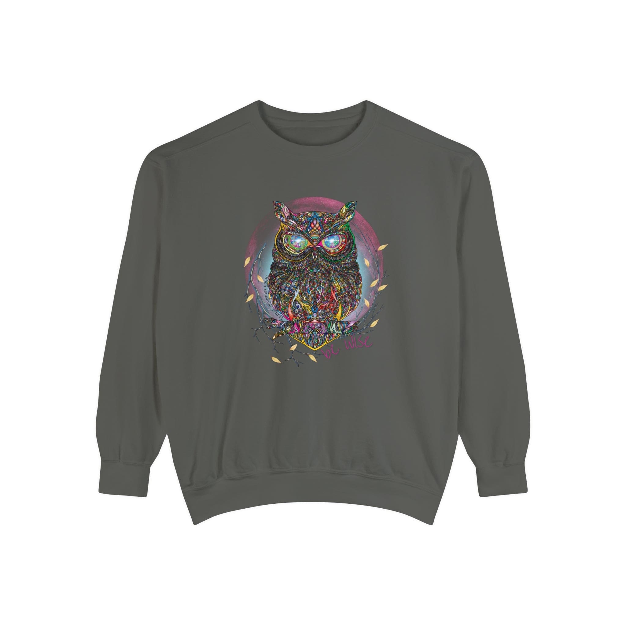 Urban SoulShine & co Crewneck Sweatshirt Be Wise Owl Crewneck Sweatshirt