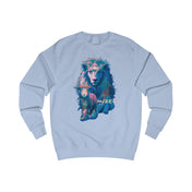 Urban SoulShine & co Crewneck Sweatshirt Sky Blue / S BE FREE 1 Peter 2:16 Crewneck Sweatshirt