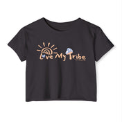 Urban SoulShine & co Crop T-shirt Love My Tribe Festival Crop Top