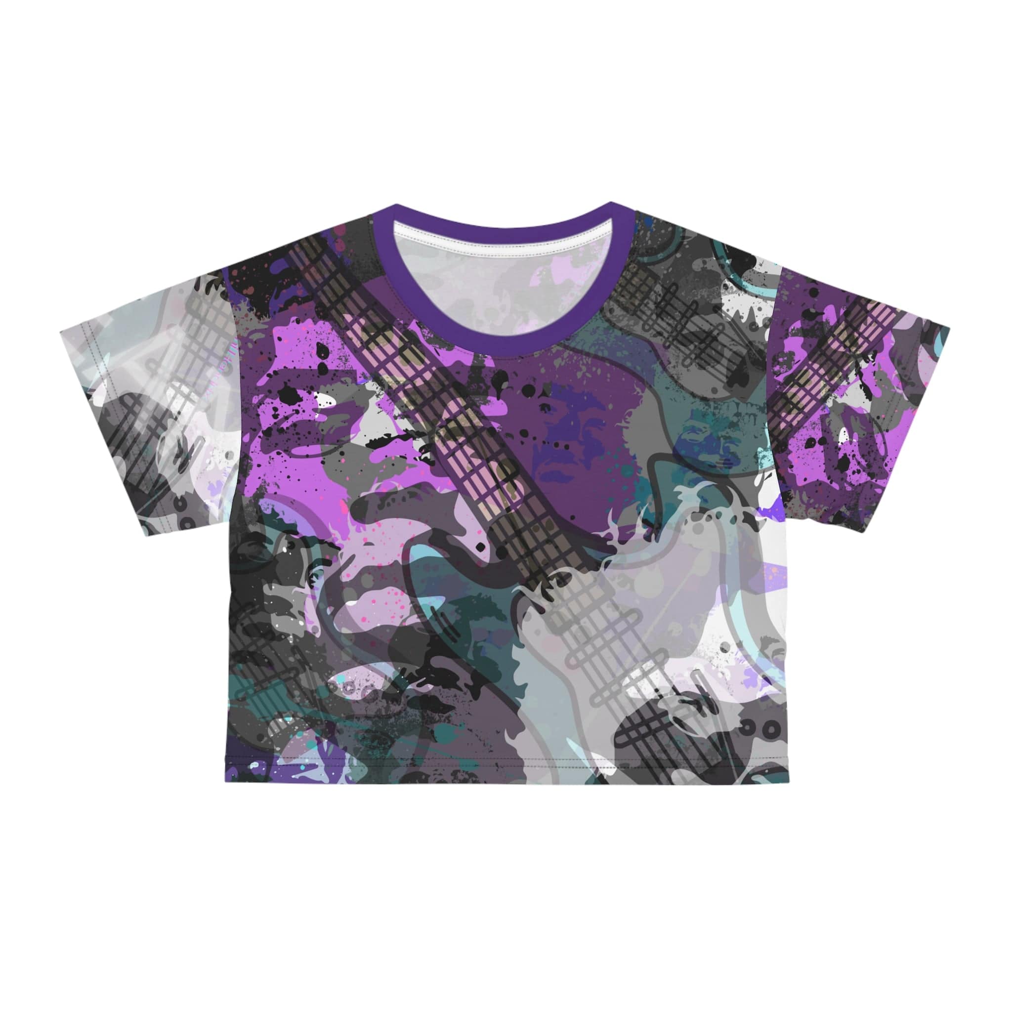 Urban SoulShine & co Crop T-shirt Purple Hazy Dream (CROP-T)