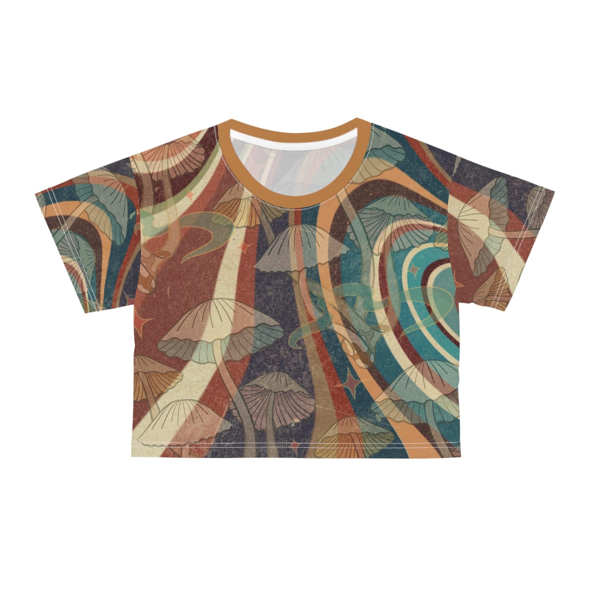 Vintage Mushroom Crop Tee
