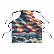 Urban SoulShine & co Custom Aprons One Size Sea Of Freedom Patriotic Barbeque Apron