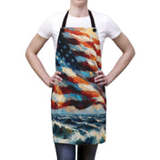 Urban SoulShine & co Custom Aprons One Size Sea Of Freedom Patriotic Barbeque Apron