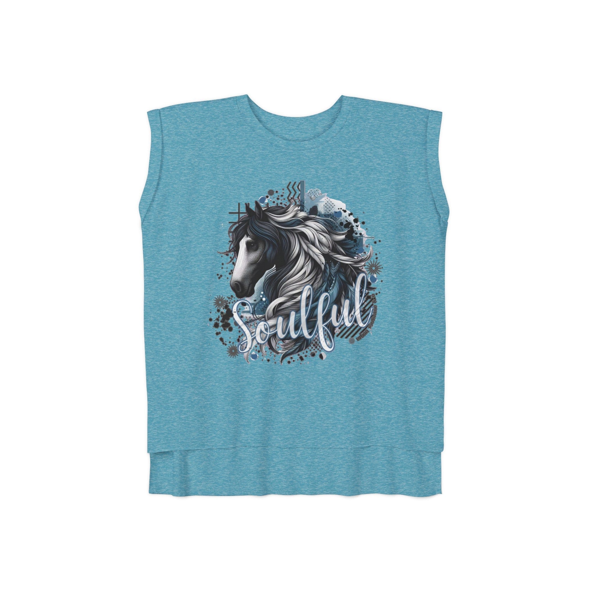 Urban SoulShine & co Flowy Muscle T-Shirt Soulful Stallion Flowy Muscle Tee