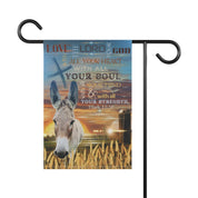Mark 12:30 Inspirational Farm Garden Banner