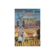 Mark 12:30 Inspirational Farm Garden Banner