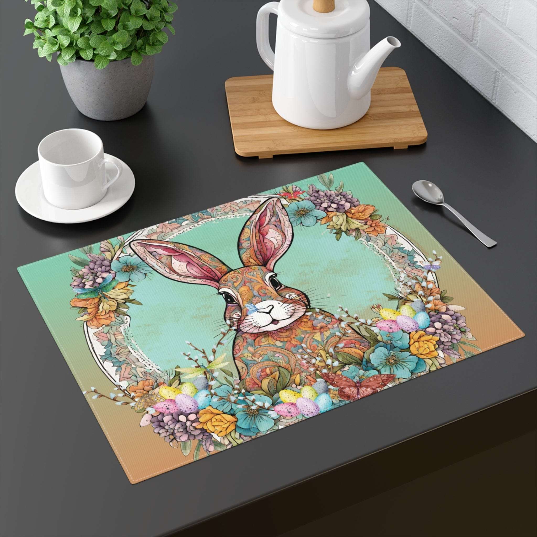 Spring Custom Placemat, 1pc 18" × 14"