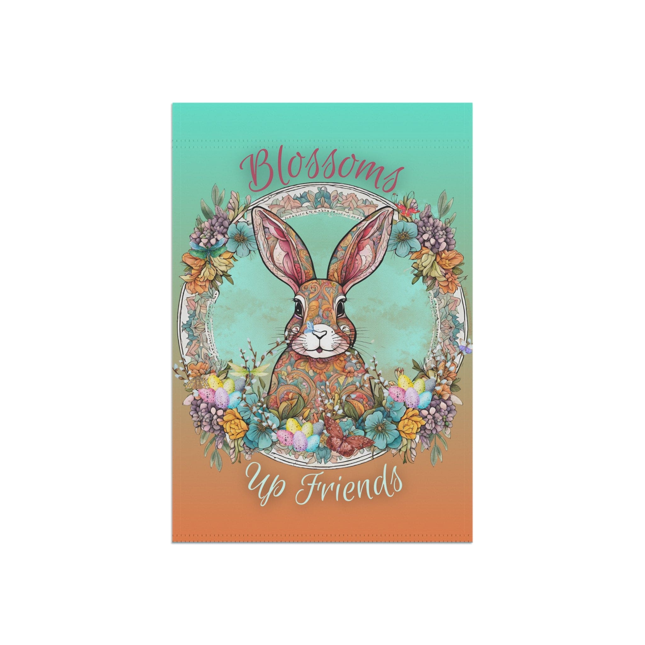 Blossoms Up Friends Easter/Spring Home Or Garden Banner