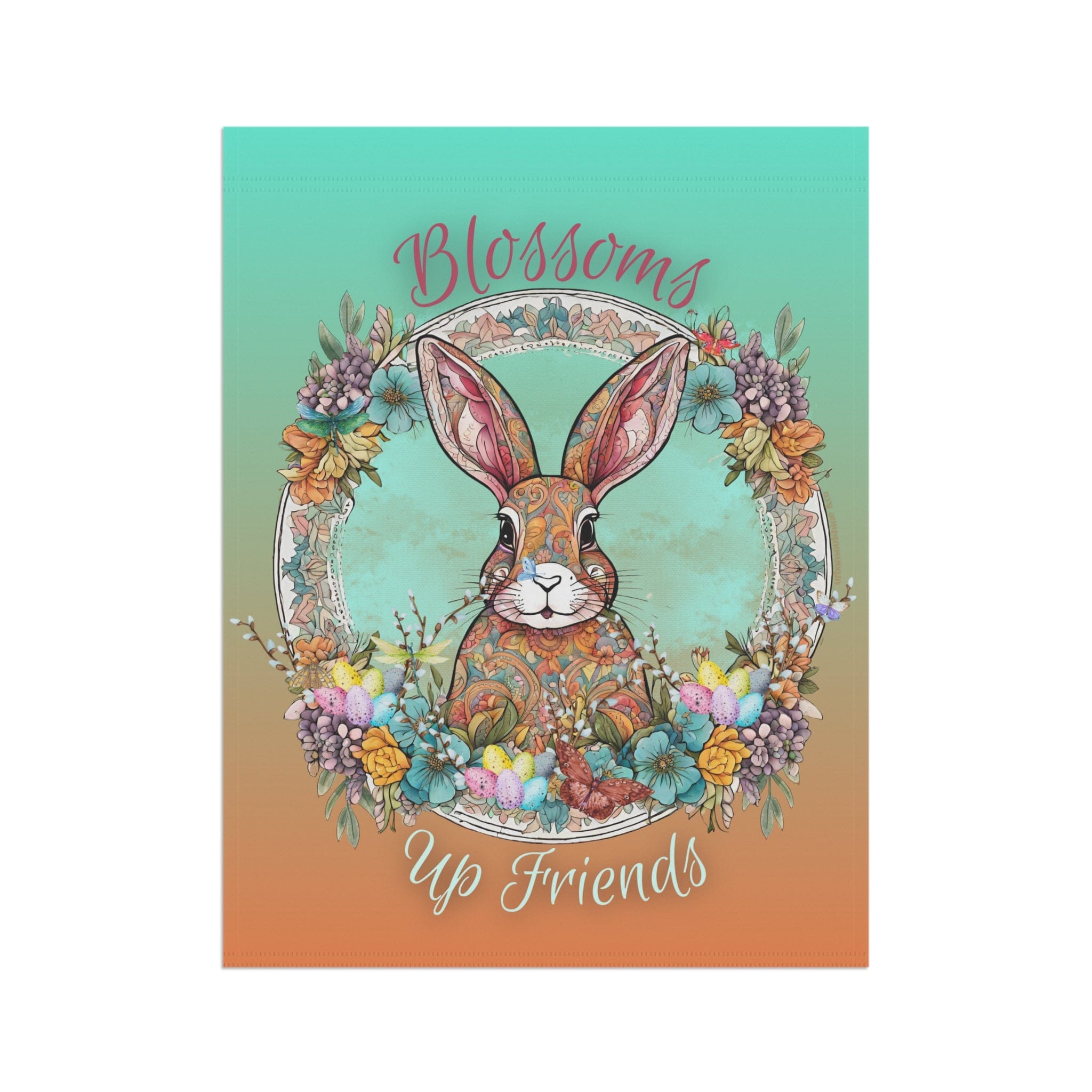 Blossoms Up Friends Easter/Spring Home Or Garden Banner