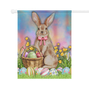 Bunny Garden Easter Home Or Garden Banner