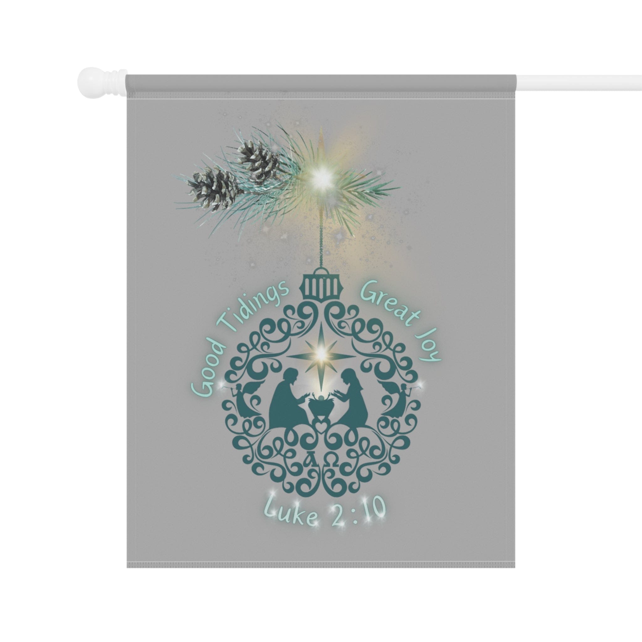 Good Tidings & Great Joy Garden & House Banner