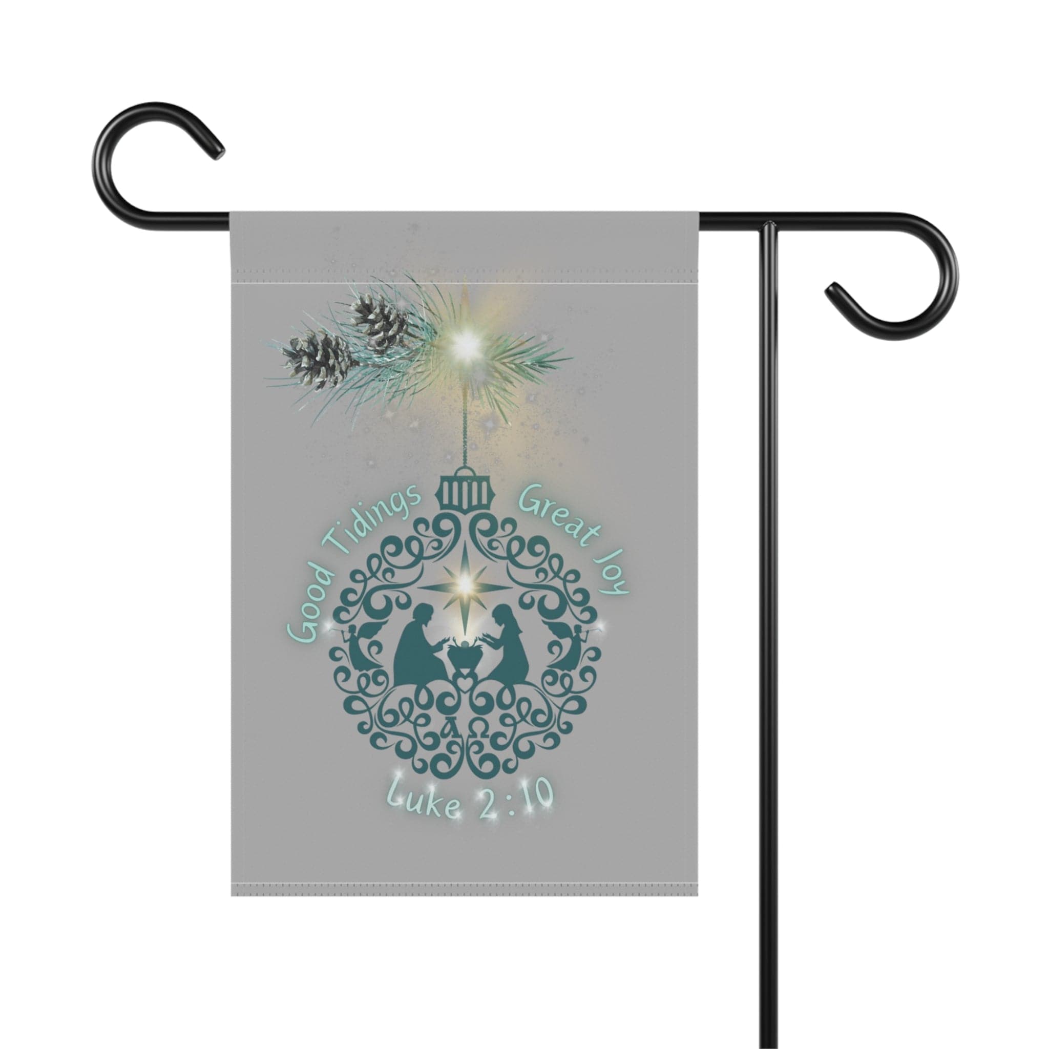Good Tidings & Great Joy Garden & House Banner