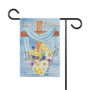 He Is Risen Home Or Garden Banner