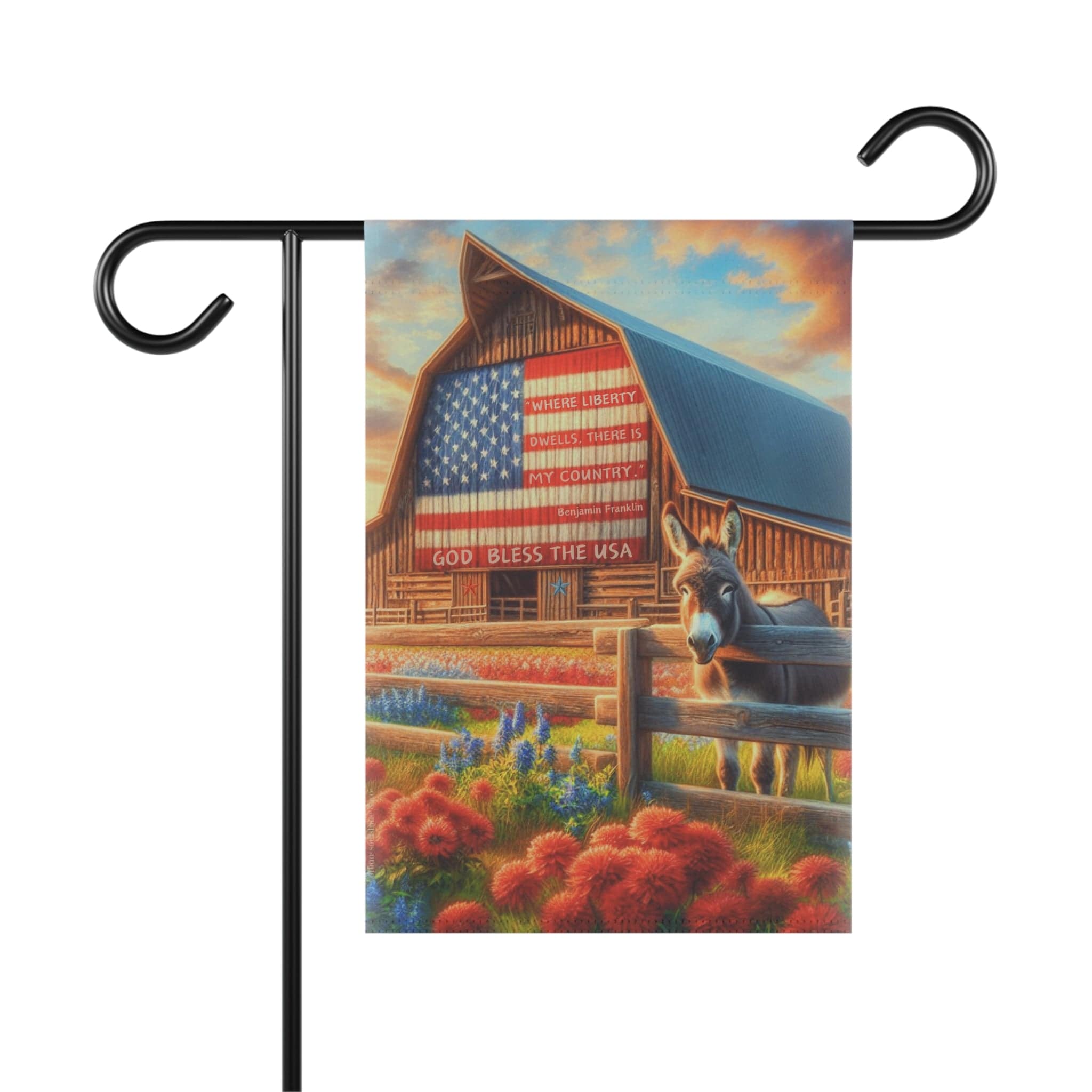 Land Of Liberty Home or Garden Banner