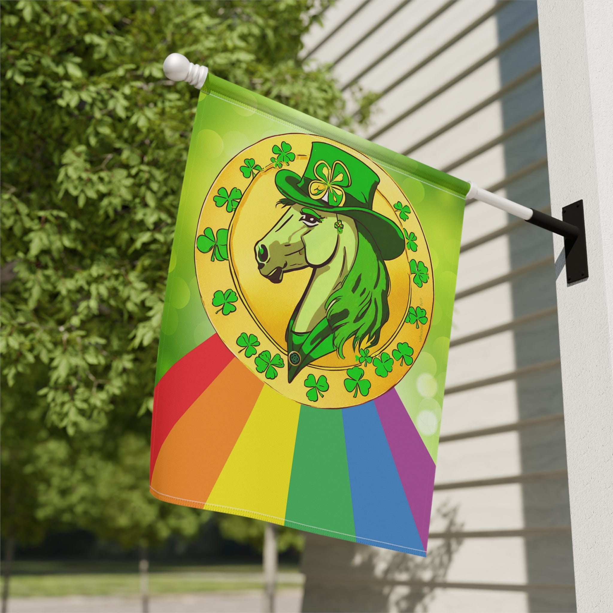 Lucky Horse St. Patrick's Day Garden Or Home Banner