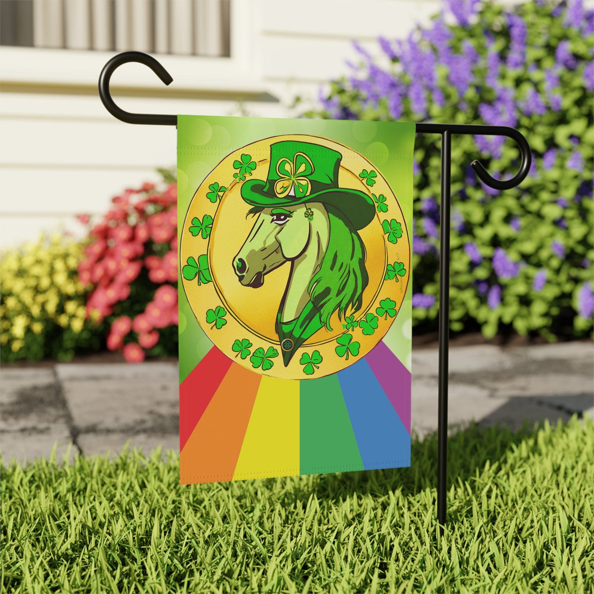 Lucky Horse St. Patrick's Day Garden Or Home Banner
