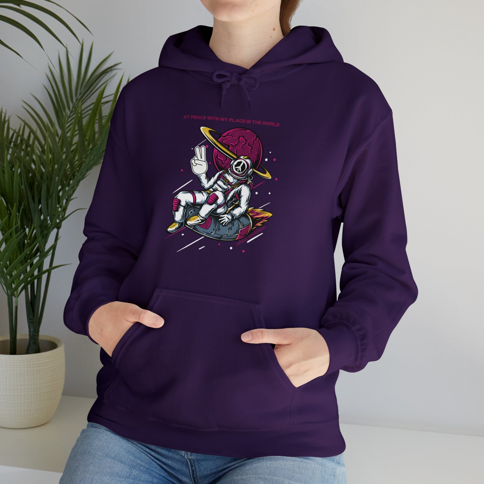 Urban SoulShine & co Hoodie At Peace With My Place In the World Hoodie (unisex)