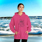 Urban SoulShine & co Hoodie Heliconia / S Seas The Day Heavy Blend™ Hoodie (Unisex)