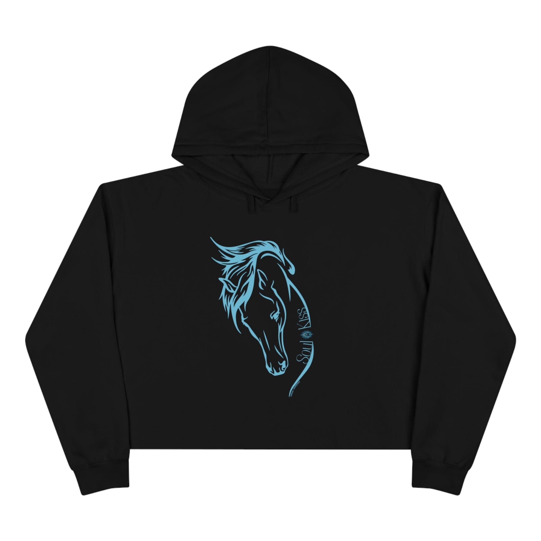 Urban SoulShine & co Hoodie Soul Kiss Horse Crop Hoodie