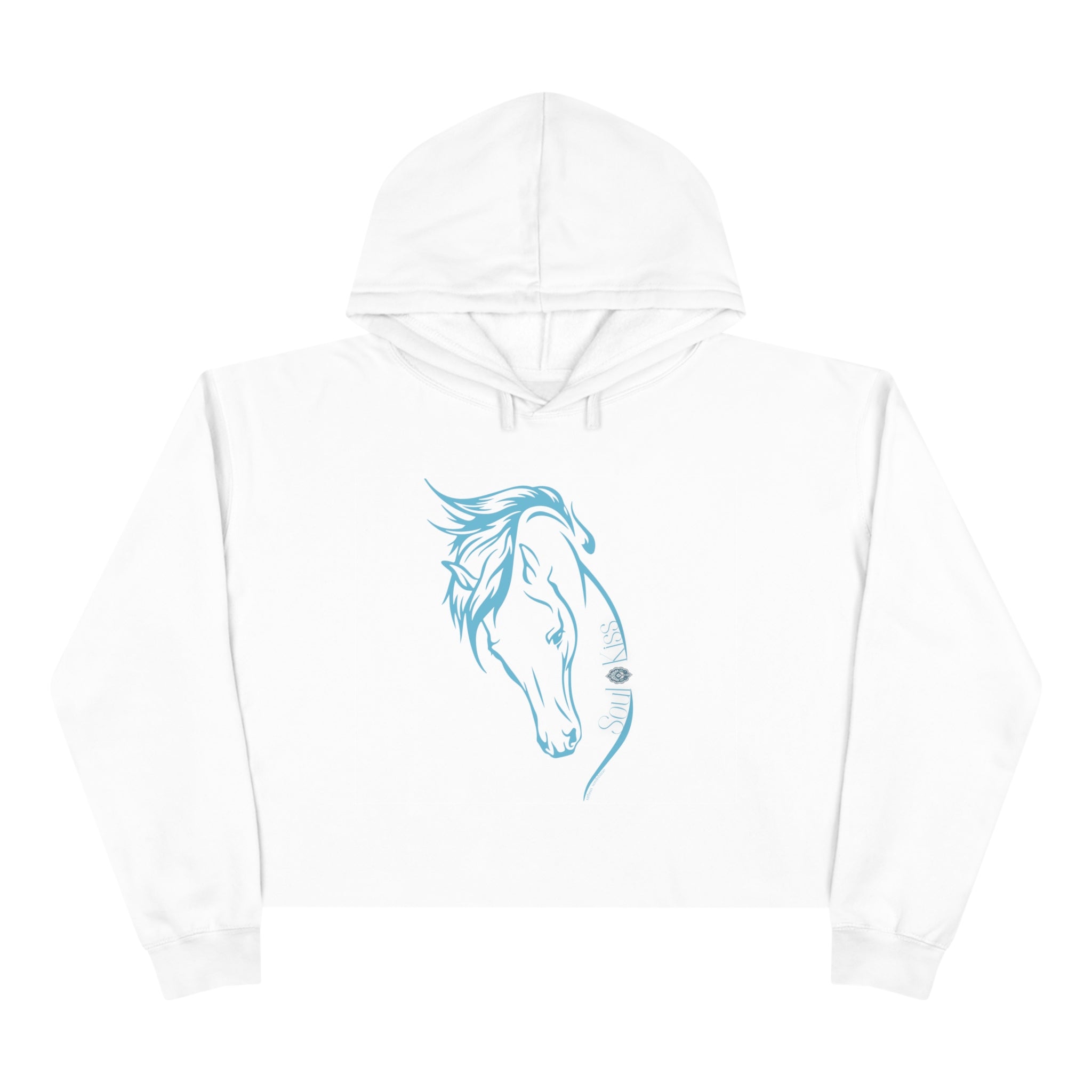 Urban SoulShine & co Hoodie Soul Kiss Horse Crop Hoodie