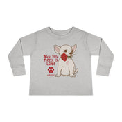 Urban SoulShine & co Kids clothes All You Need Is Love & a Dog Toddler Long Sleeve Tee