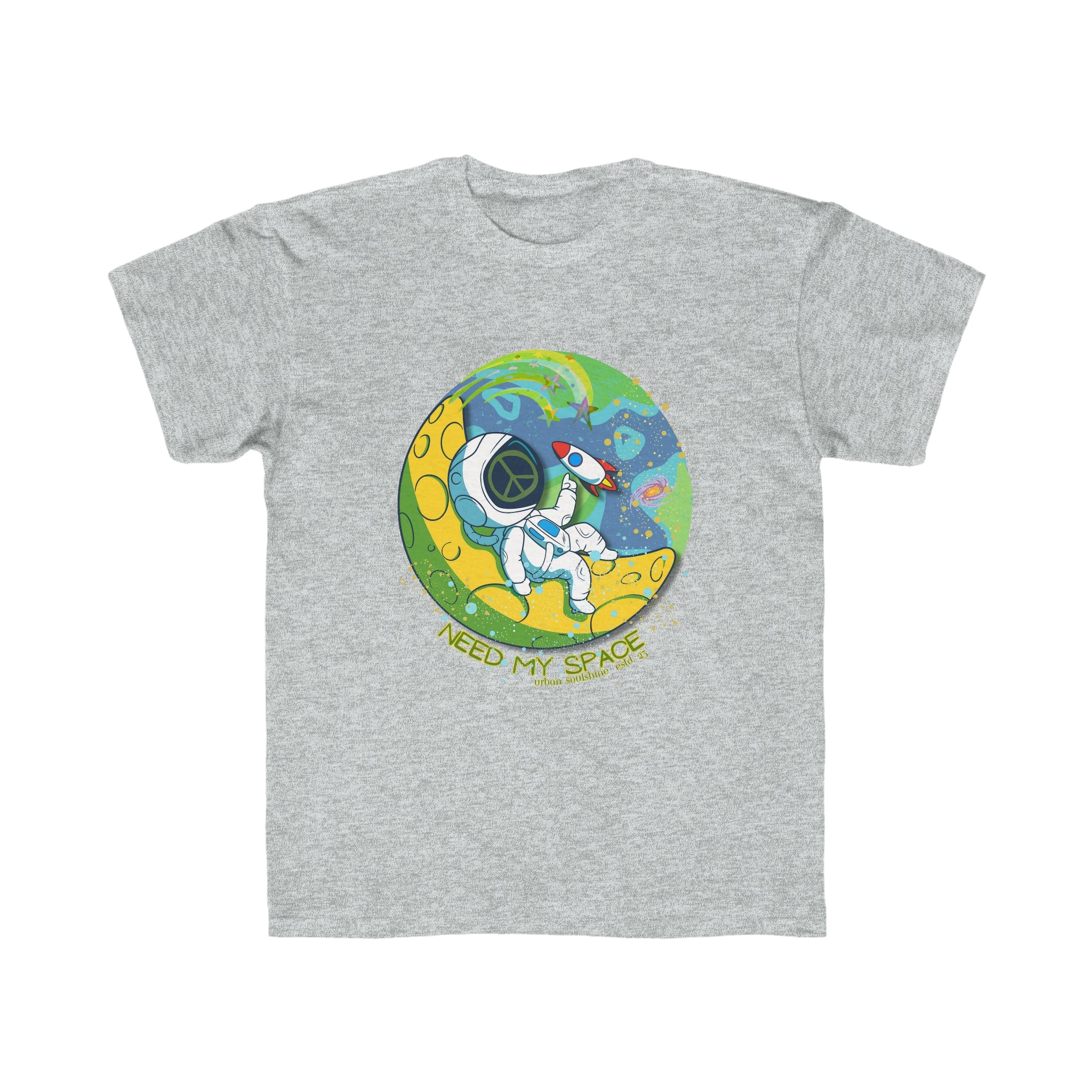 Urban SoulShine & co Kids clothes Ash Heather / XS Need My Space Astronaut Kid's Tee (unisex)