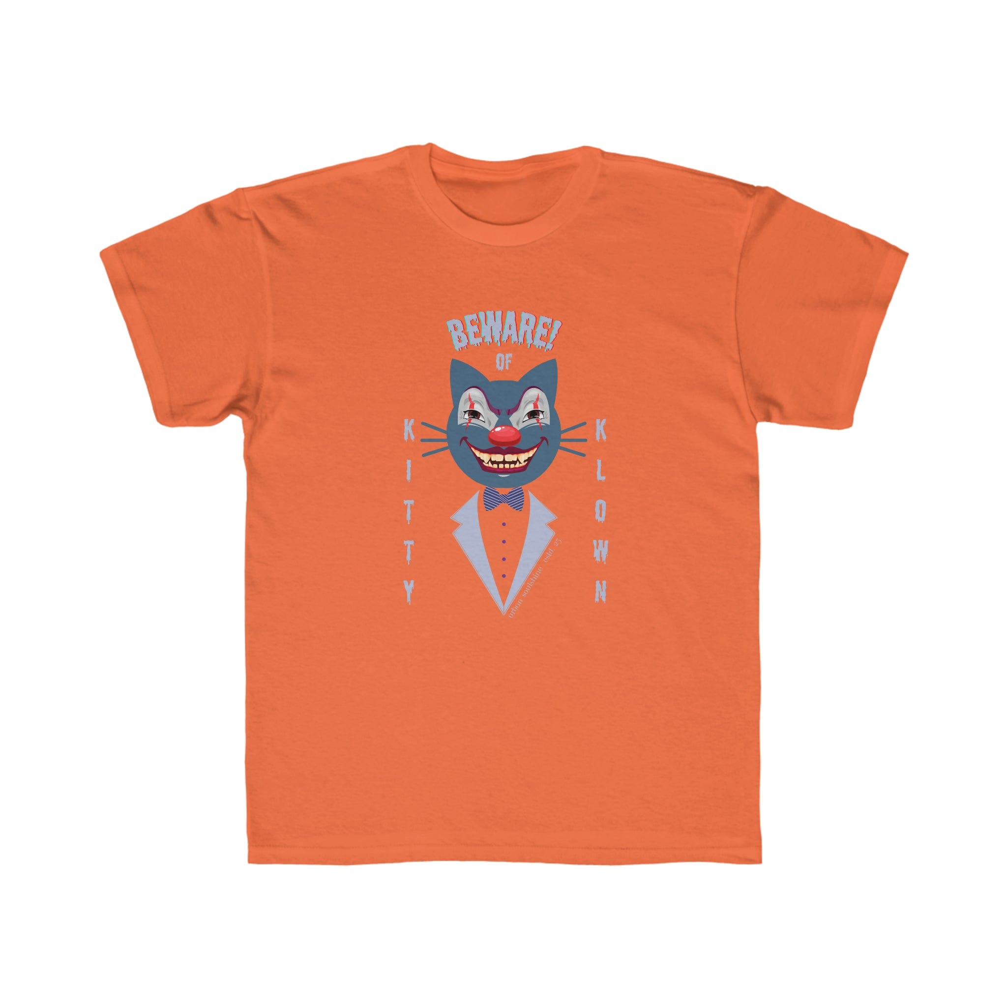 Urban SoulShine & co Kids clothes BEWARE of KITTY KLOWN Youth/Kid's Halloween Tee (unisex)