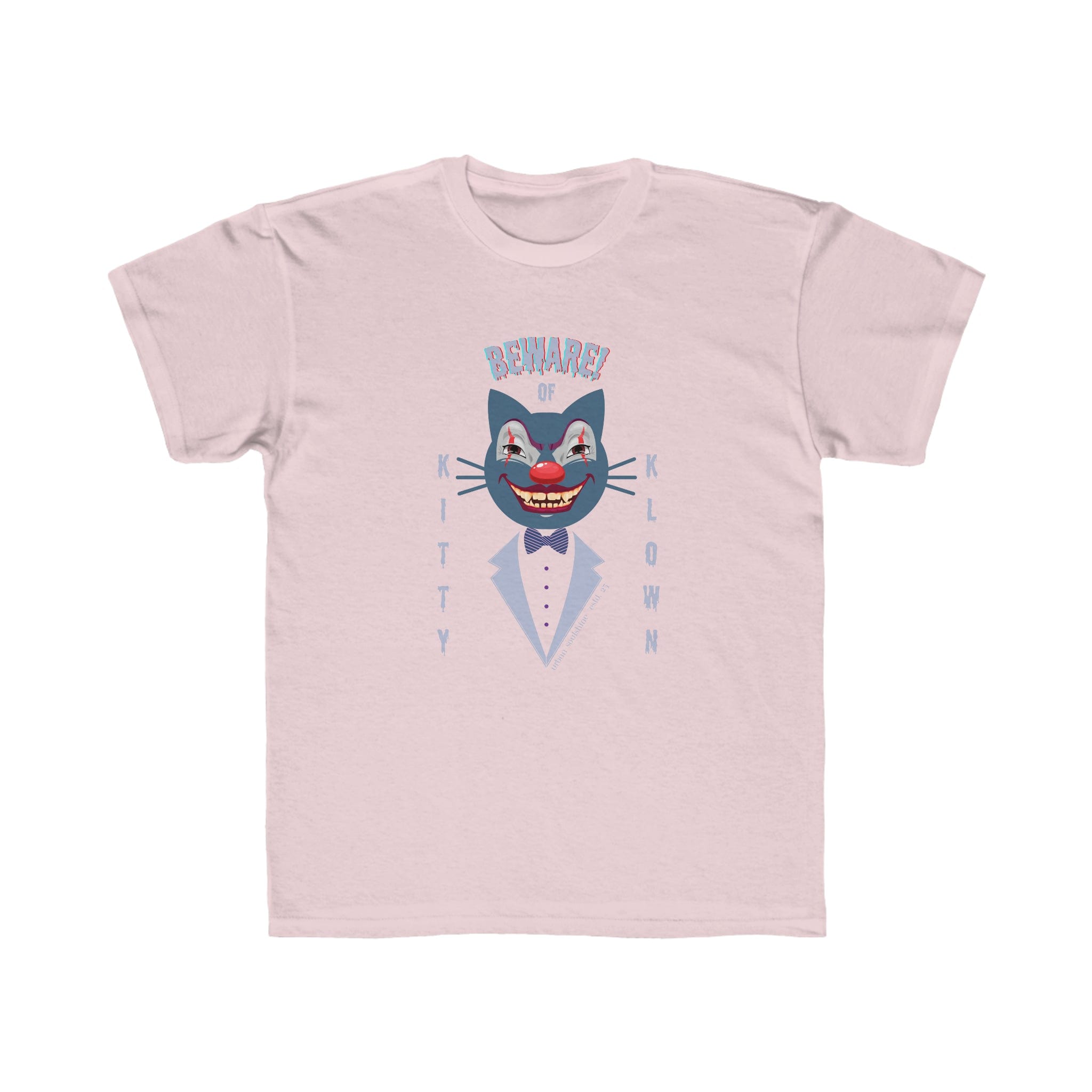 Urban SoulShine & co Kids clothes BEWARE of KITTY KLOWN Youth/Kid's Halloween Tee (unisex)