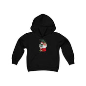 Introducing the "Do You Hear What I Hear Donkey Claus Hoodie" by Urban SoulShine & Co. This custom youth unisex hoodie features a playful design that captures the holiday spirit with charm and joy. Ideal for festive fun, it makes a delightful addition to any holiday wardrobe.