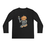 Urban SoulShine & co Kids clothes Black / S Eye Catcher Halloween Youth Long Sleeve Moisture Wicking Tee