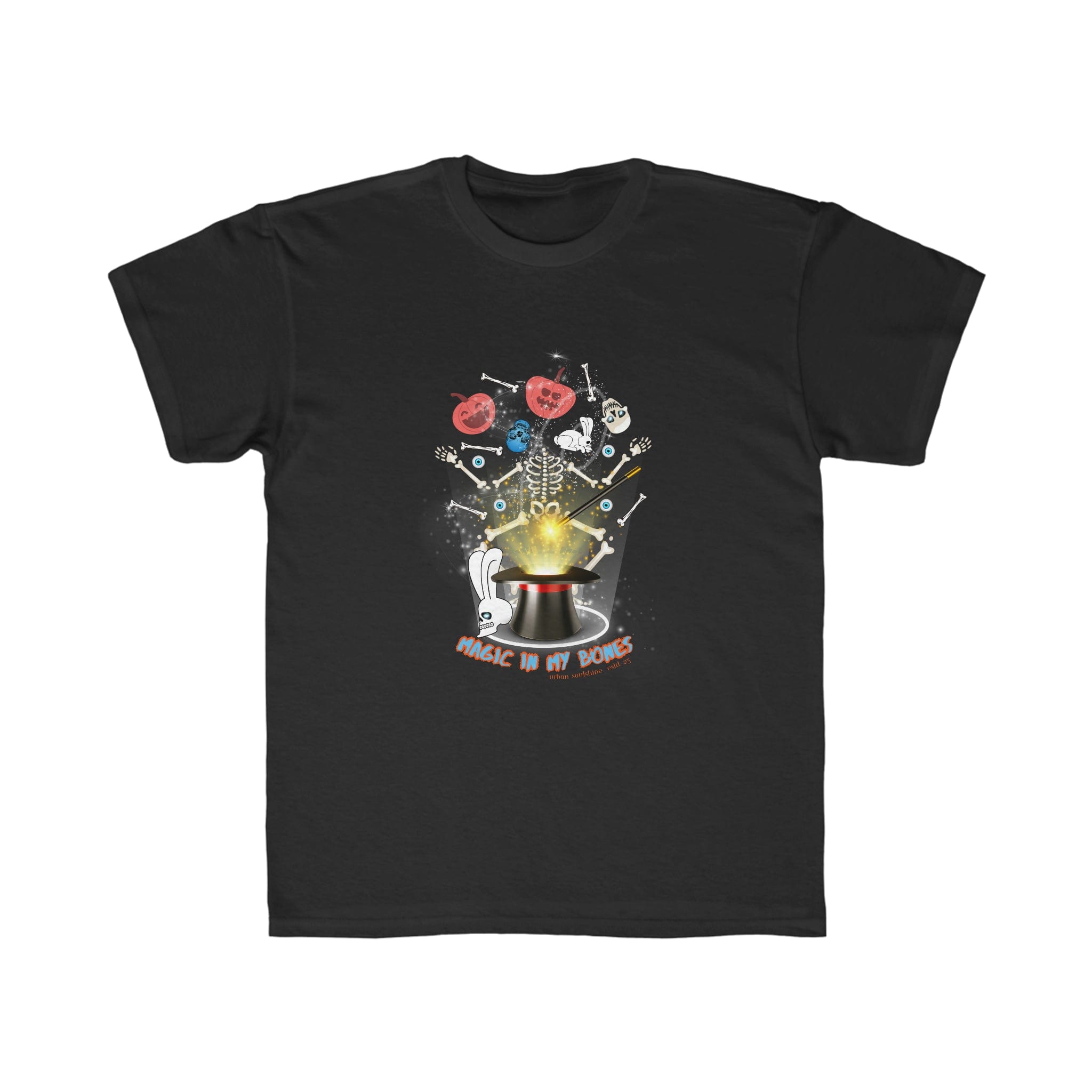  XL Magic In My Bones Halloween Kids Regular Fit Tee (unisex)