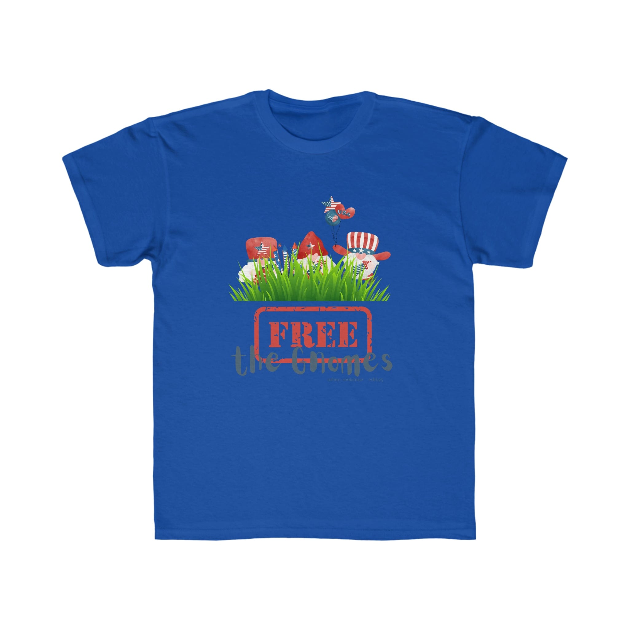 Urban SoulShine & co Kids clothes Cali Blue / XS FREE the GNOMES Breakout Kid's t-shirt